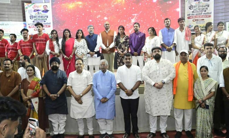 रोशनी, संगीत और नृत्य से जीवंत हुई ‘नमो सेवा गाथा’