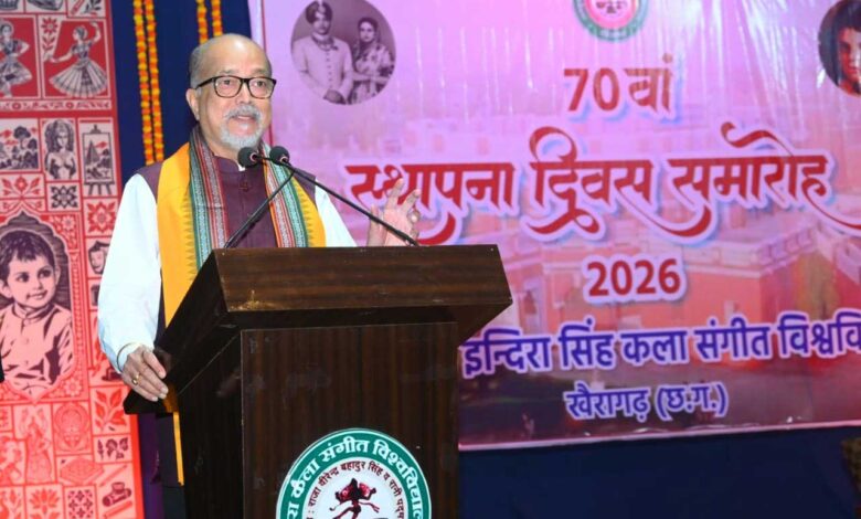 डिजिटल माध्यमों से छत्तीसगढ़ की लोककलाओं को दुनिया तक पहुंचाएं- राज्यपाल रमेन डेका डिजिटल माध्यमों से छत्तीसगढ़ की लोककलाओं को दुनिया तक पहुंचाएं- राज्यपाल रमेन डेका