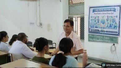 विश्व मानसिक स्वास्थ्य दिवस: शासकीय दंत चिकित्सा महाविद्यालय में जागरूकता कार्यक्रम आयोजित