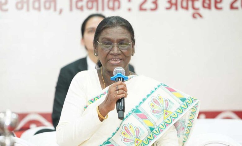 आदिवासी समाज की परंपरागत व्यवस्था सामाजिक एकता, न्याय और सुशासन का उत्कृष्ट उदाहरण- राष्ट्रपति श्रीमती द्रौपदी मुर्मु
