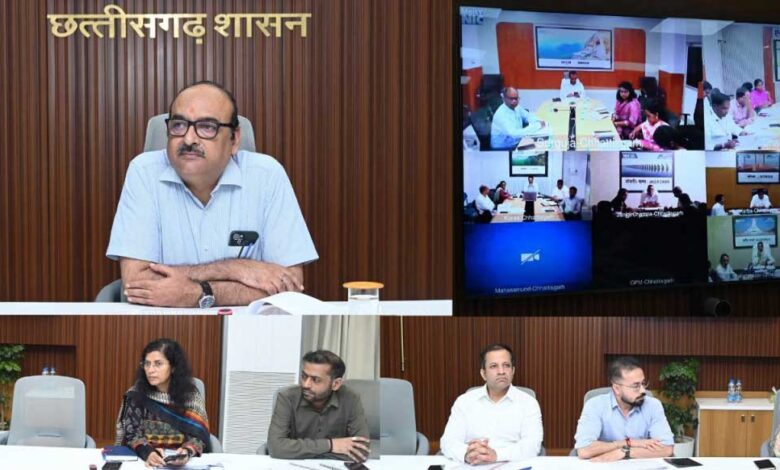 मुख्य सचिव की अध्यक्षता में डिजिटल क्रॉप सर्वे की प्रगति की समीक्षा बैठक सम्पन्न